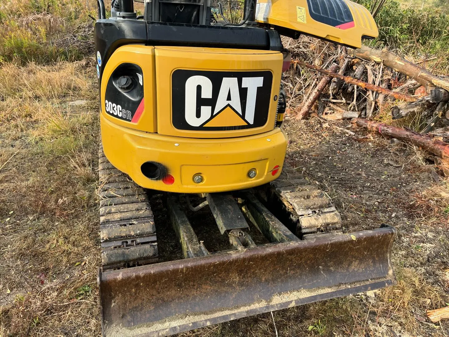 CAT製建設機械303CCR特定自主検査@福岡県久山町