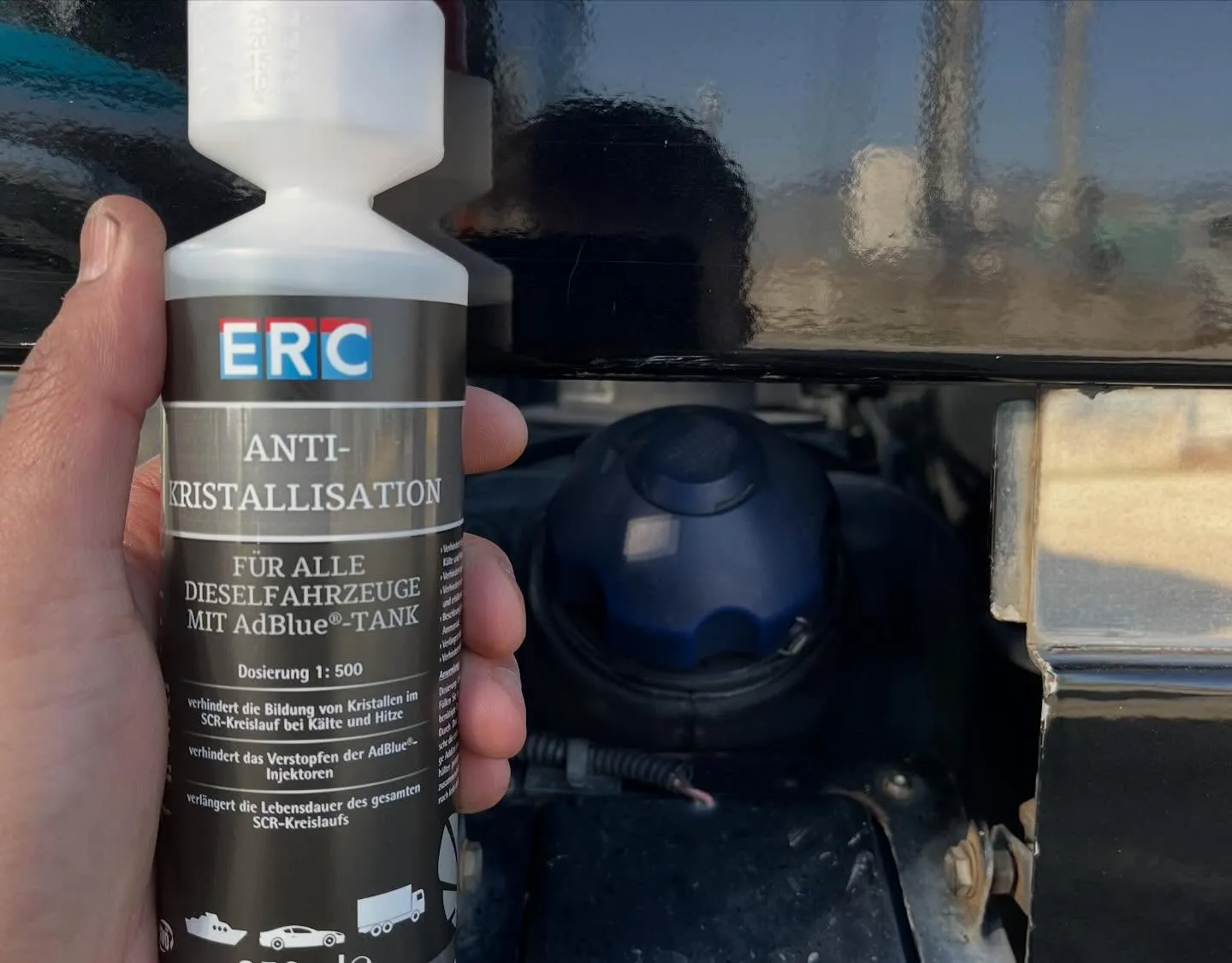 日野・プロフィア、SCR触媒トラブル@福岡県須恵町